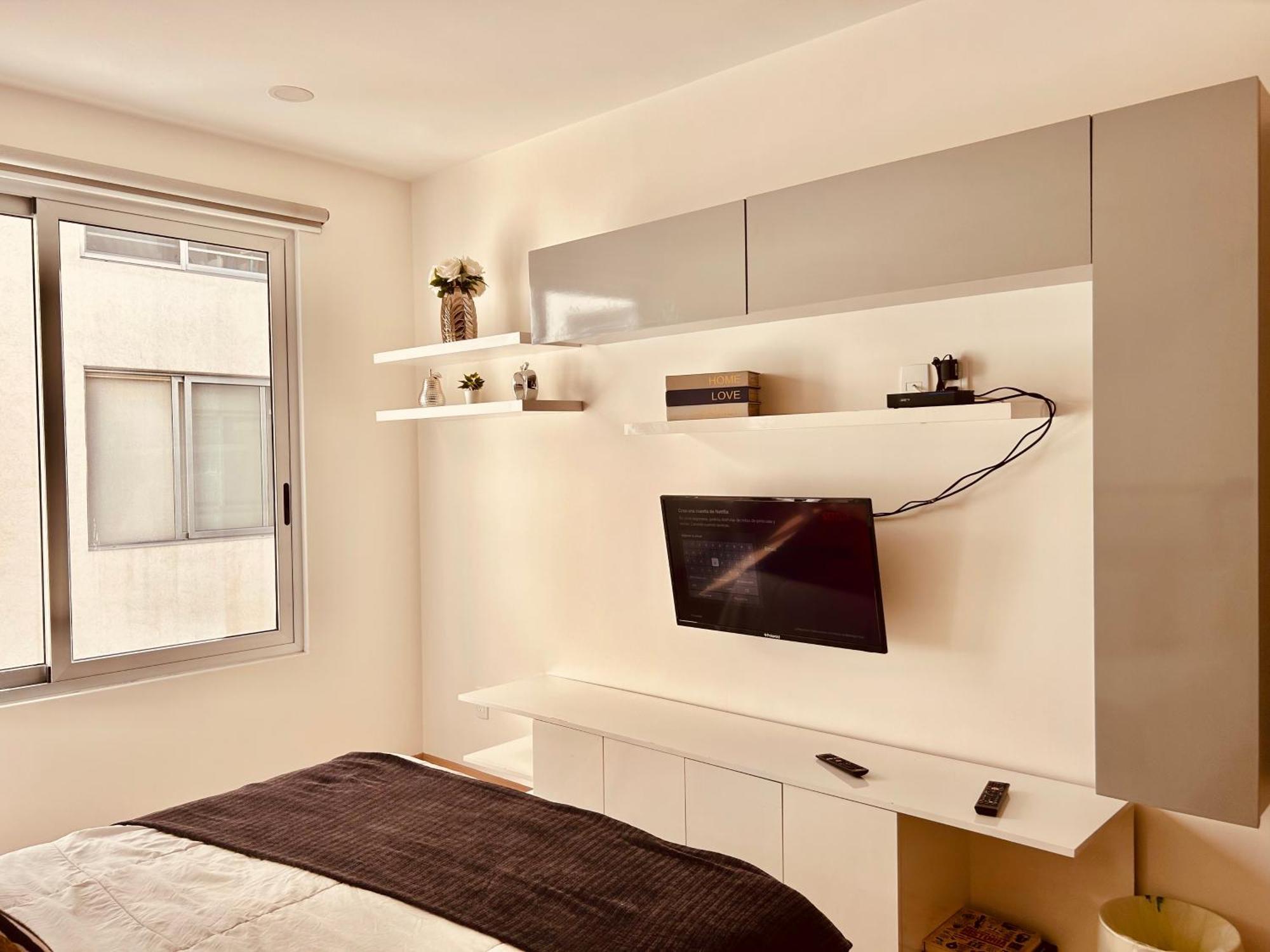 メキシコシティEspectacular Departamento/Estacionamiento, 3 Tv'Sアパートメント エクステリア 写真